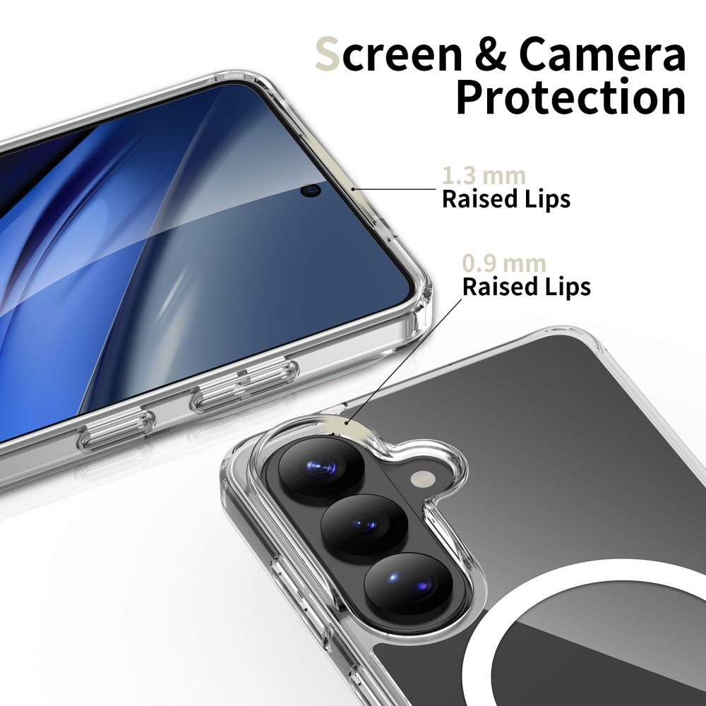 Tech-Protect FlexAir Hybrid MagSafe Case for Samsung Galaxy S26 - Transparent_4