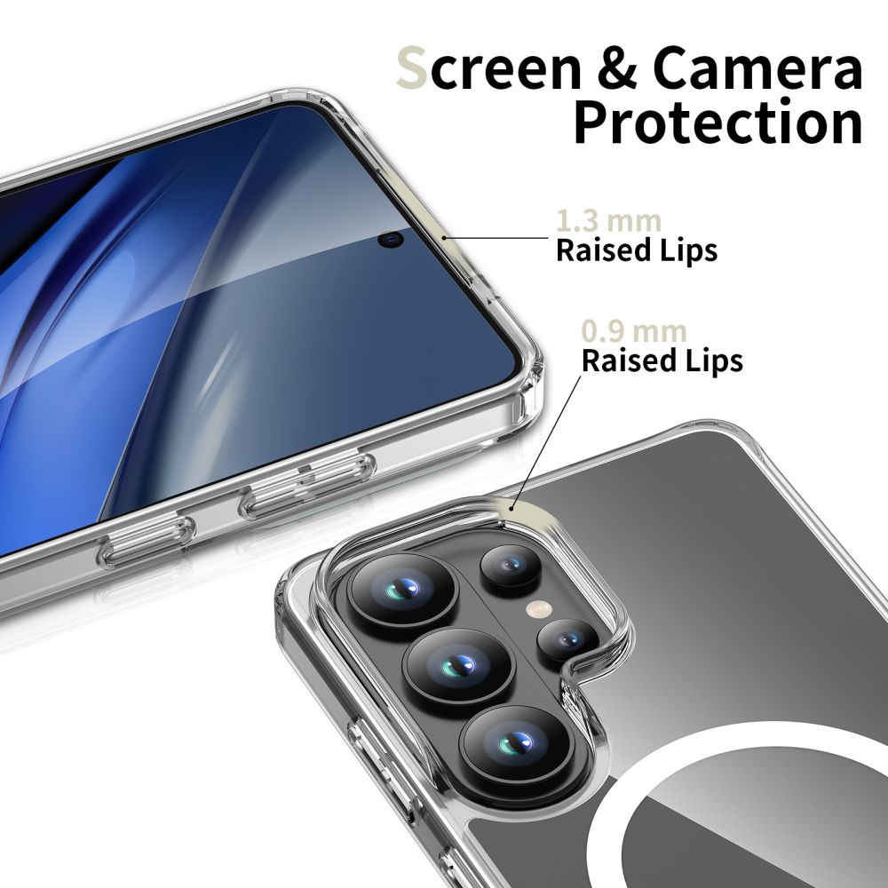 Tech-Protect FlexAir Hybrid MagSafe Case for Samsung Galaxy S26 Ultra - Transparent_3