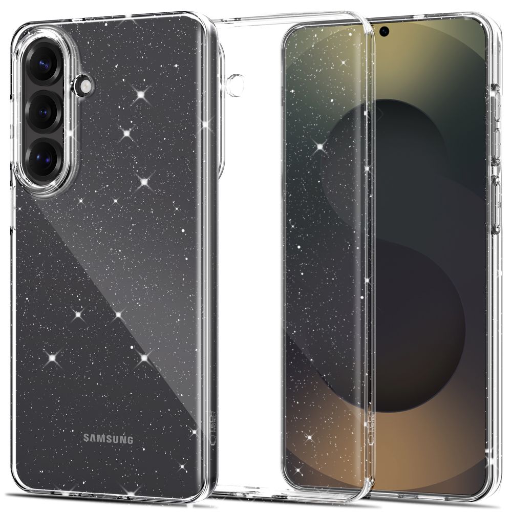 Tech-Protect FlexAir Case for Samsung Galaxy S26+ - Clear and Glitter_0
