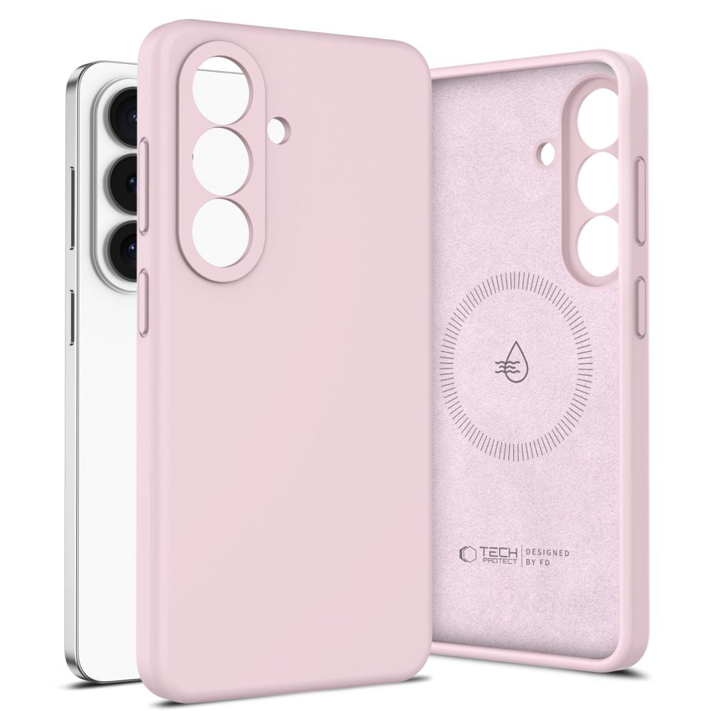 Tech-Protect Silicone MagSafe Case for Samsung Galaxy S26 - Pink_1