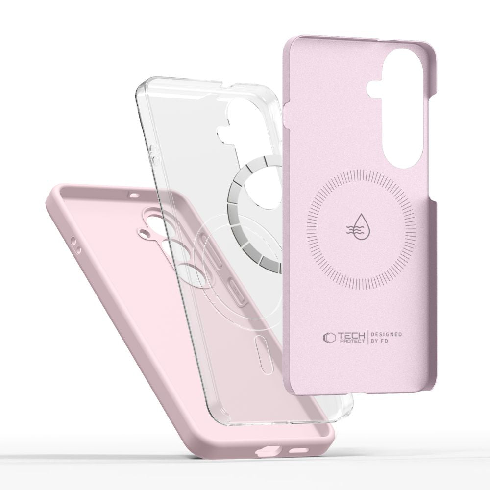 Tech-Protect Silicone MagSafe Case for Samsung Galaxy S26 - Pink_2