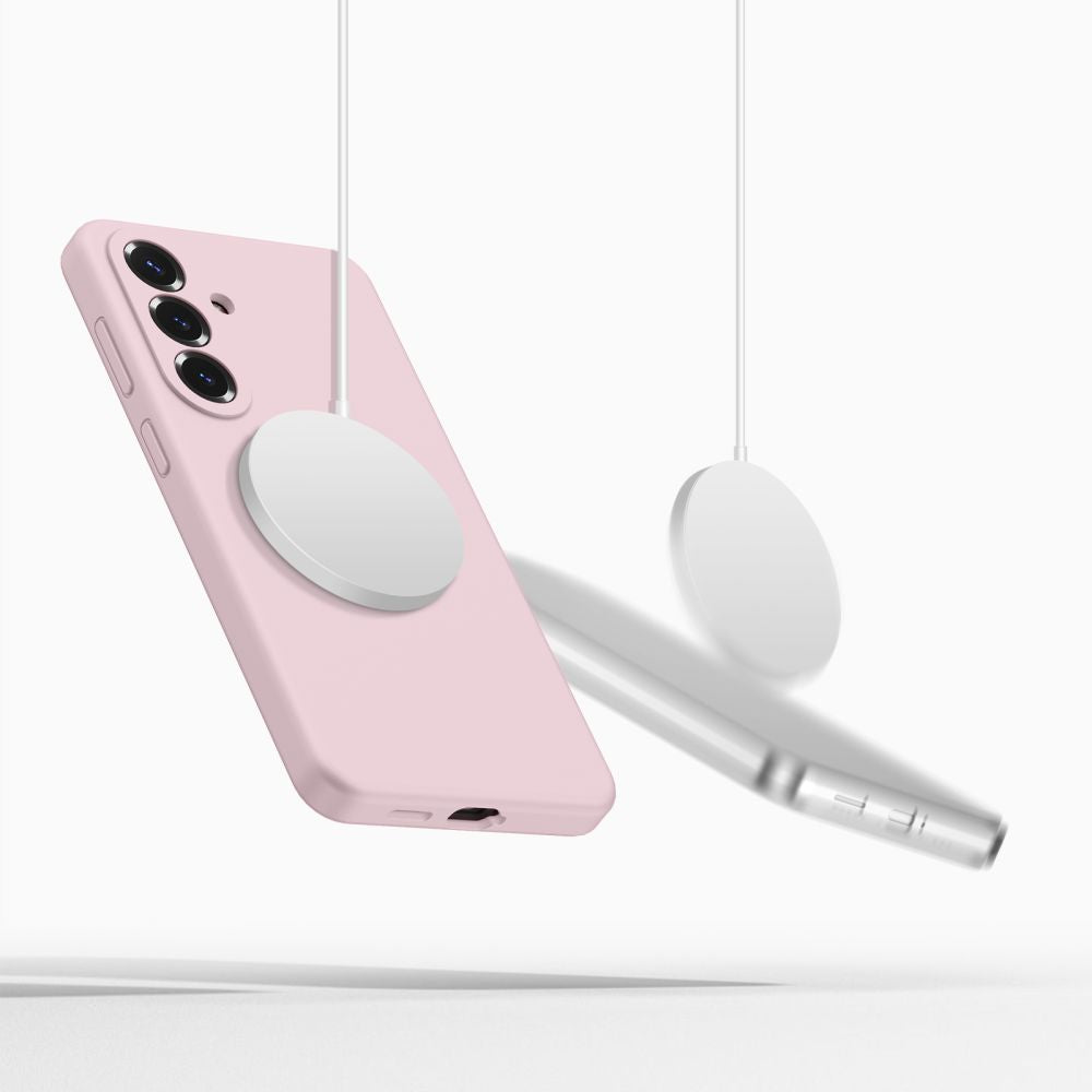 Tech-Protect Silicone MagSafe Case for Samsung Galaxy S26+ - Pink_3