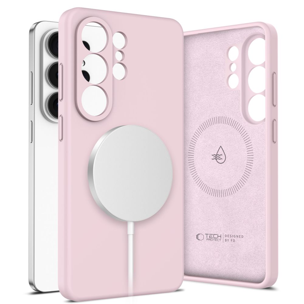 Tech-Protect Silicone MagSafe Case for Samsung Galaxy S26 Ultra - Pink_0