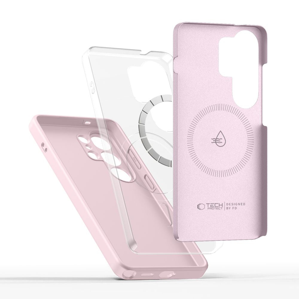 Tech-Protect Silicone MagSafe Case for Samsung Galaxy S26 Ultra - Pink_2