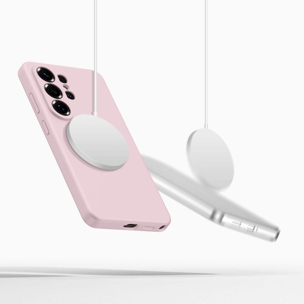 Tech-Protect Silicone MagSafe Case for Samsung Galaxy S26 Ultra - Pink_3