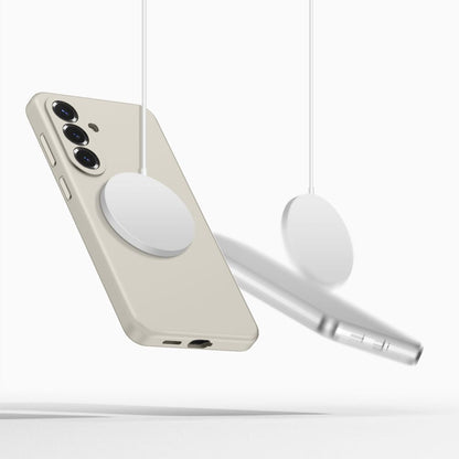 Tech-Protect Silicone MagSafe Case for Samsung Galaxy S26+ - Beige_3