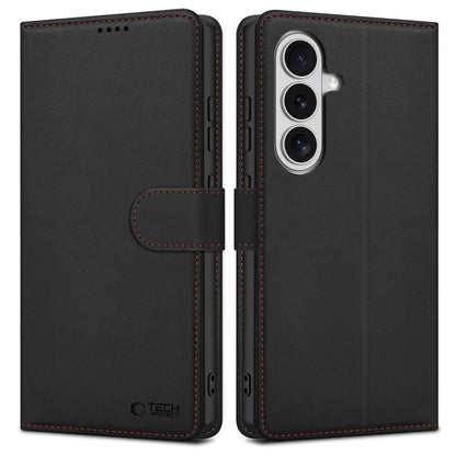 Tech-Protect Wallet Case for Samsung Galaxy S26 - Black and Red_9