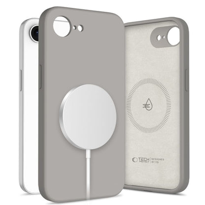 Tech-Protect Silicone MagSafe Case for iPhone 16e / 17e - Gray_0