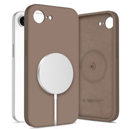 Tech-Protect Silicone MagSafe Case for iPhone 16e / 17e - Brown_0