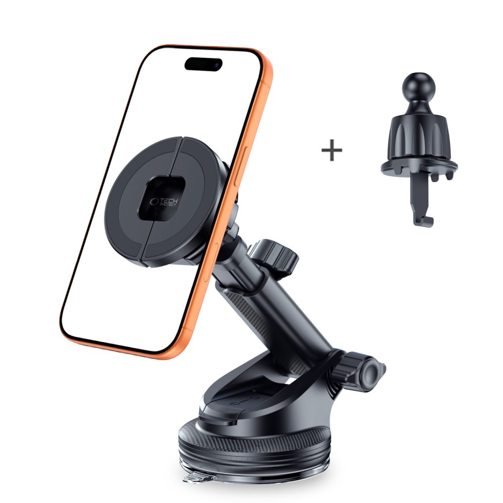 Tech-Protect N62 MagSafe Cockpit Car Mount - Black_1