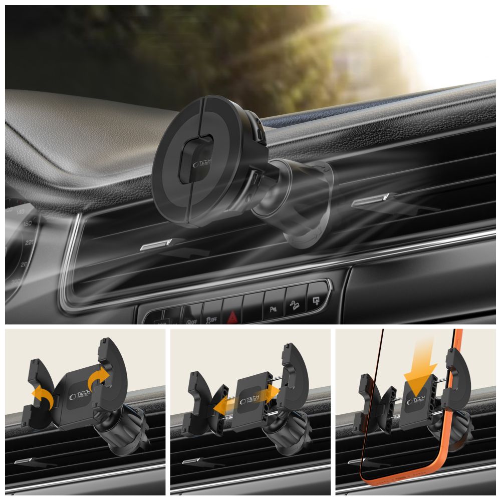 Tech-Protect N62 MagSafe Cockpit Car Mount - Black_7