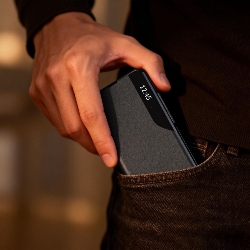 Tech-Protect Smart View Case for Samsung Galaxy A57 5G - Black_3