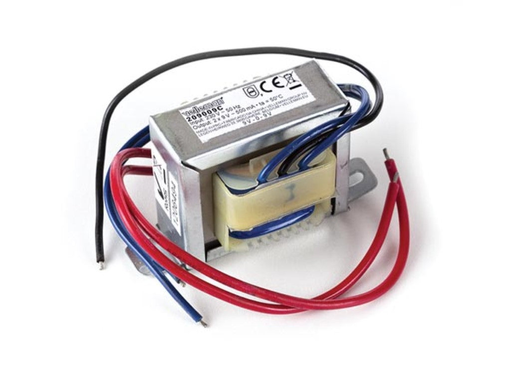 TRANSFORMADOR DE QUADRO ABERTO 9 VA 2 x 9 V~ 500 mA máx._0