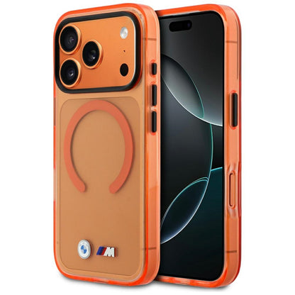 BMW M IML Metal Logos MagSafe Case for iPhone 17 Pro Max - Pro Orange_0