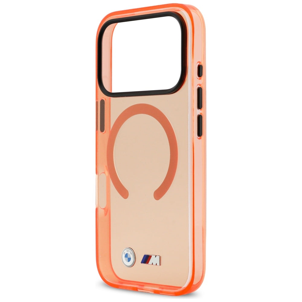 BMW M IML Metal Logos MagSafe Case for iPhone 17 Pro Max - Pro Orange_5