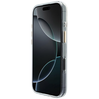 Guess IML Gradient Script Metal MagSafe Case for iPhone 17 - White_4