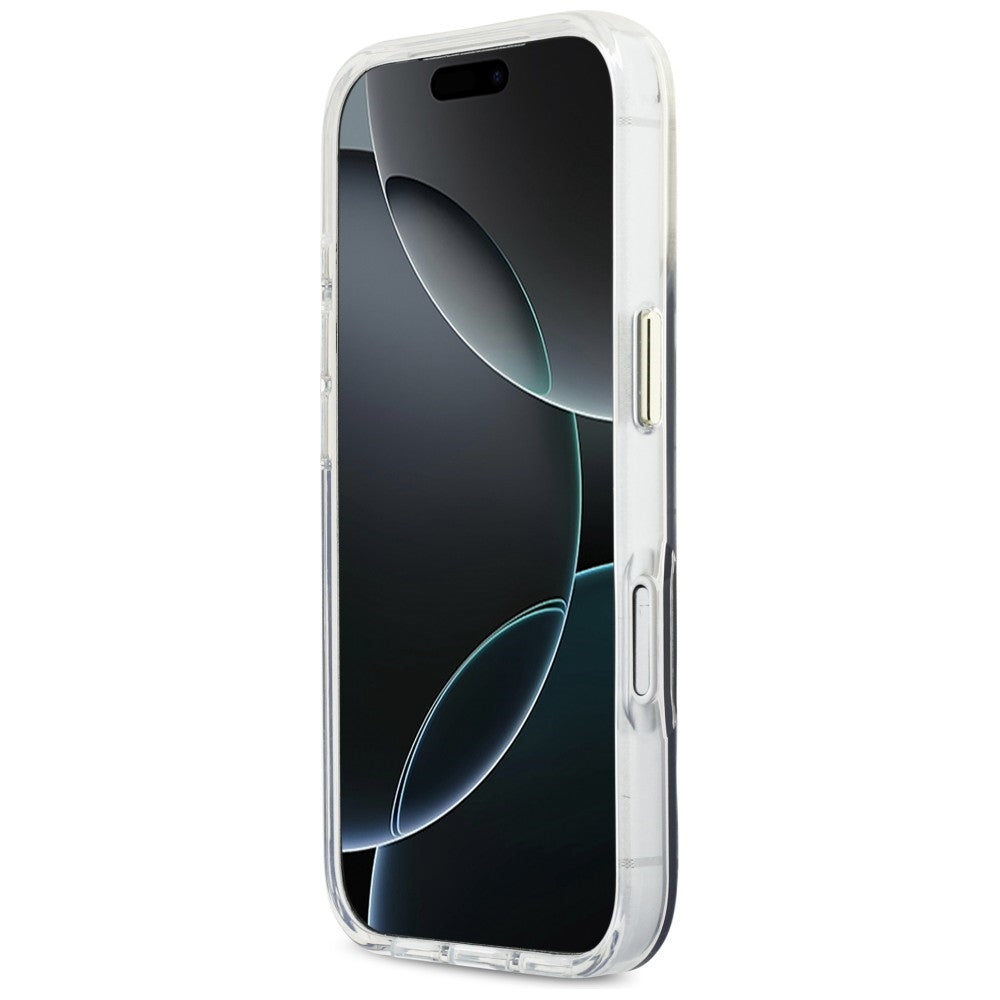 Guess IML Gradient Script Metal MagSafe Case for iPhone 17 Pro Max - Black_4