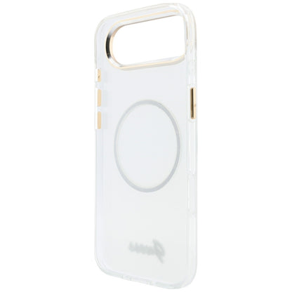 Guess IML Gradient Script Metal MagSafe Case for iPhone Air - White_6