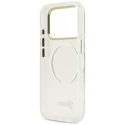 Guess IML Script Metal MagSafe Case for iPhone 17 Pro - Clear_6