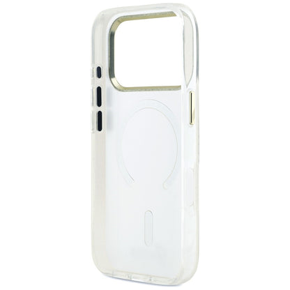 Guess IML Shell Script Metal MagSafe Case for iPhone 17 Pro Max - White_6