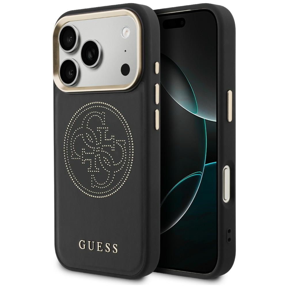 Guess Perforated 4G MagSafe case for iPhone 17 Pro - black_0
