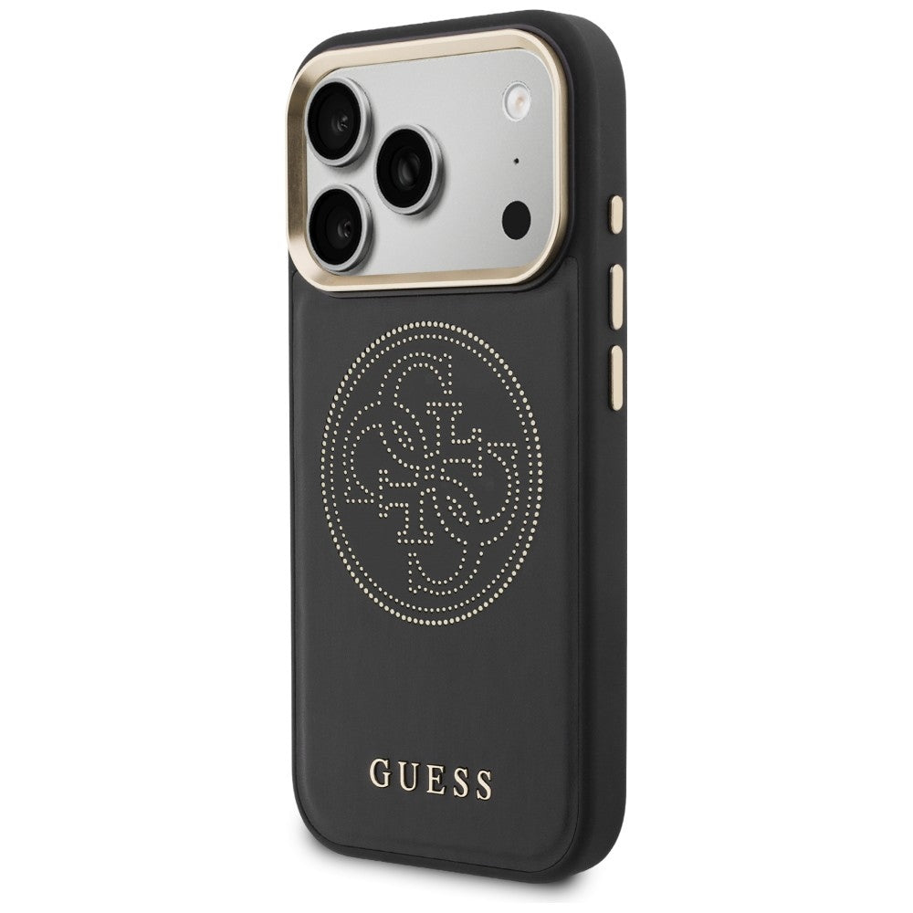 Guess Perforated 4G MagSafe case for iPhone 17 Pro - black_1