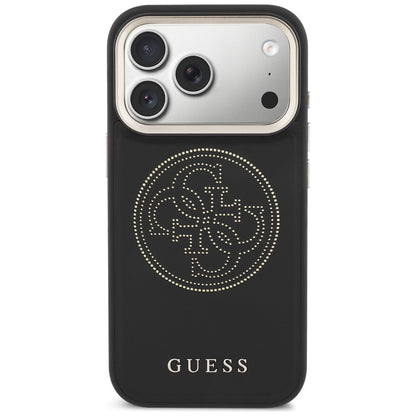Guess Perforated 4G MagSafe case for iPhone 17 Pro - black_2