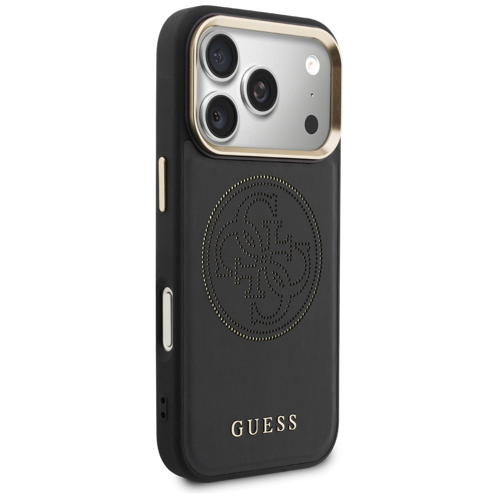 Guess Perforated 4G MagSafe case for iPhone 17 Pro - black_3