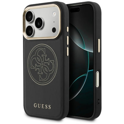 Guess Perforated 4G MagSafe case for iPhone 17 Pro Max - black_0