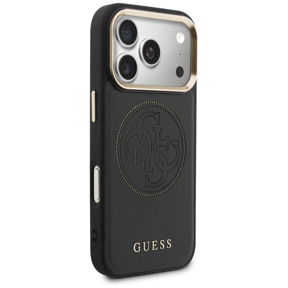 Guess Perforated 4G MagSafe case for iPhone 17 Pro Max - black_3