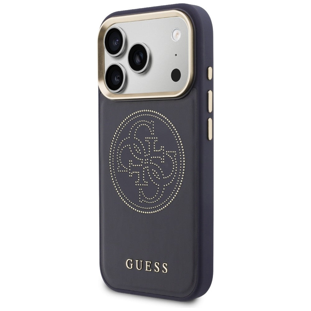 Guess Perforated 4G MagSafe case for iPhone 17 Pro Max - blue_1