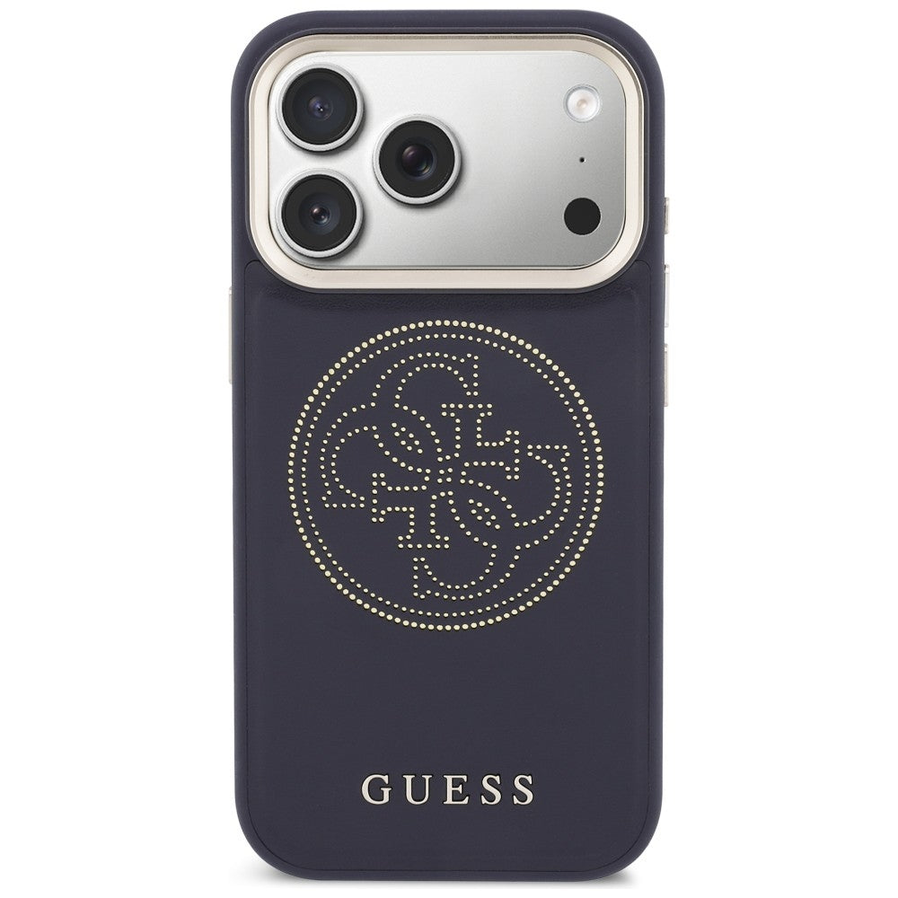 Guess Perforated 4G MagSafe case for iPhone 17 Pro Max - blue_2