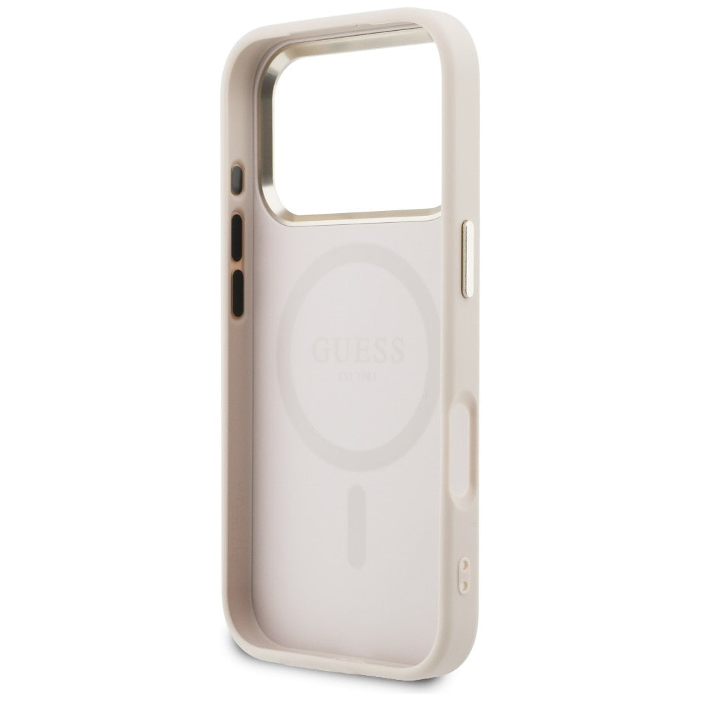 Guess Perforated 4G MagSafe Case for iPhone 17 Pro Max - Pink_6