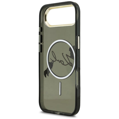 Karl Lagerfeld IML Choupettes Karl Script Logo MagSafe iPhone Air Case - Black_6