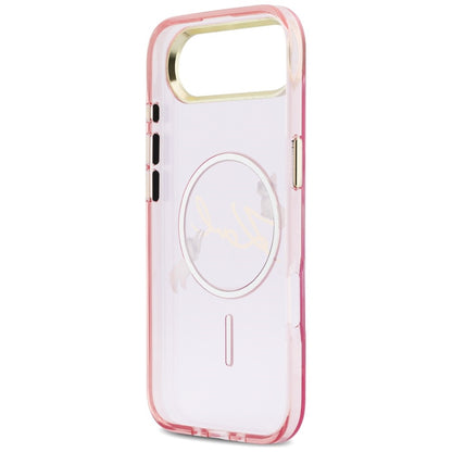 Karl Lagerfeld IML Choupettes Karl Script Logo MagSafe iPhone Air Case - Pink_6