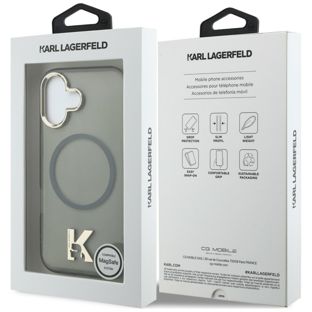 Karl Lagerfeld IML K Head Logo MagSafe Case for iPhone 17 - Black_7