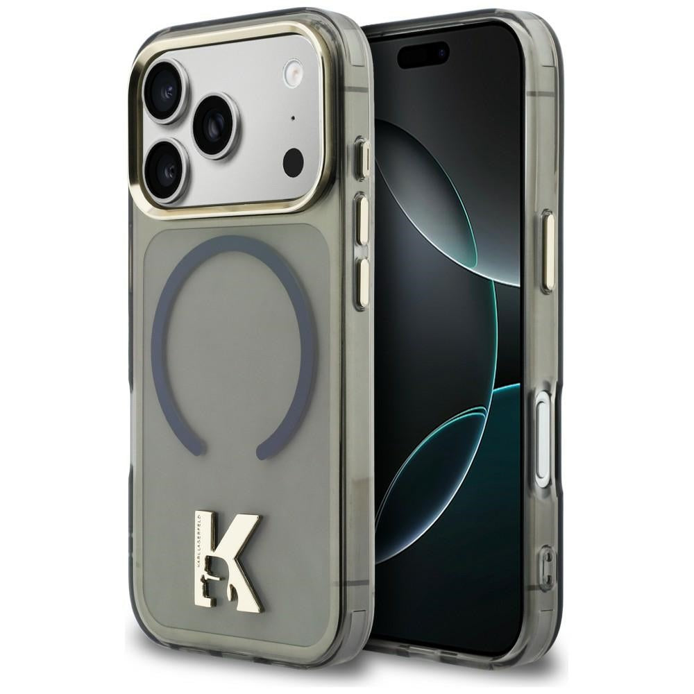Karl Lagerfeld IML K Head Logo MagSafe Case for iPhone 17 Pro - Black_0