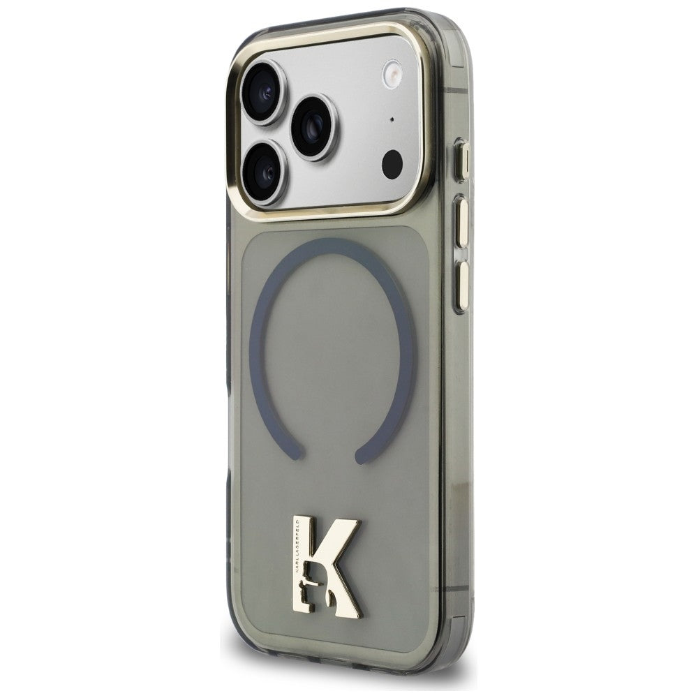 Karl Lagerfeld IML K Head Logo MagSafe Case for iPhone 17 Pro - Black_1
