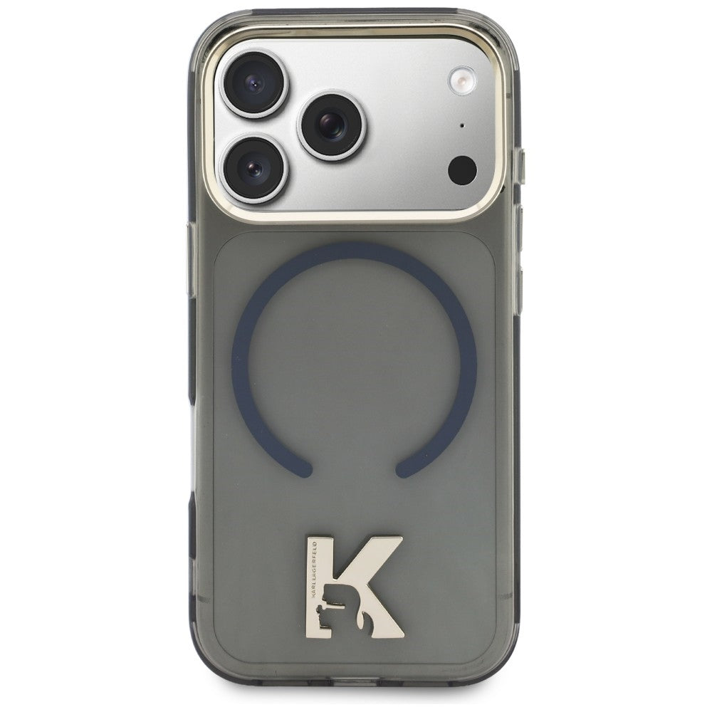 Karl Lagerfeld IML K Head Logo MagSafe Case for iPhone 17 Pro - Black_2
