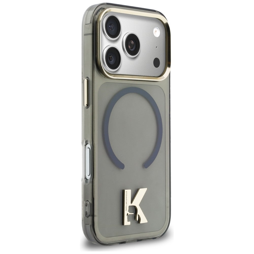 Karl Lagerfeld IML K Head Logo MagSafe Case for iPhone 17 Pro - Black_3