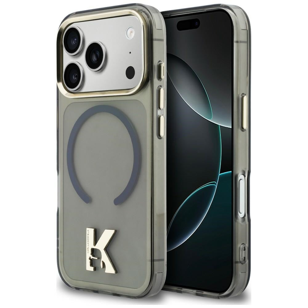 Karl Lagerfeld IML K Head Logo MagSafe Case for iPhone 17 Pro Max - Black_0