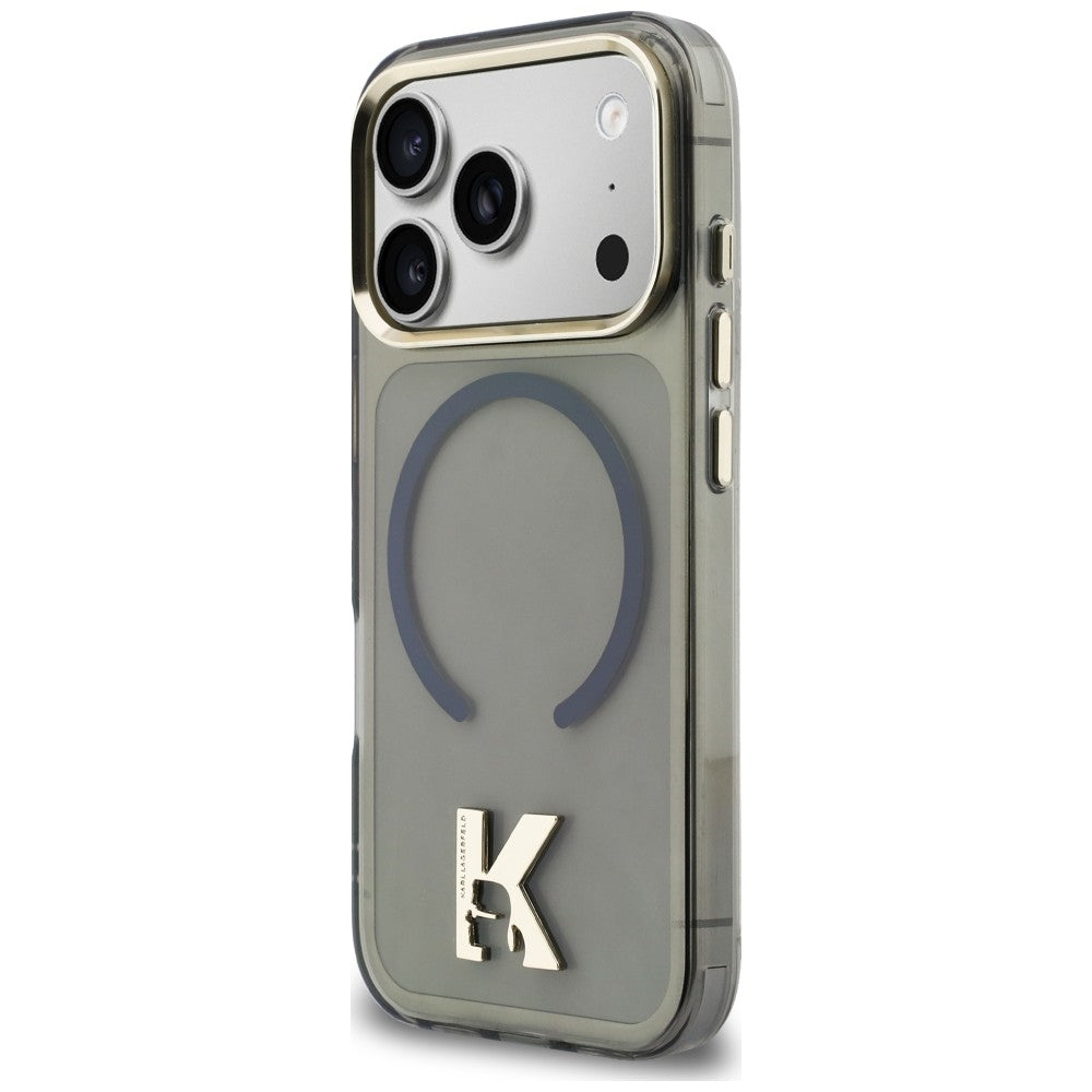 Karl Lagerfeld IML K Head Logo MagSafe Case for iPhone 17 Pro Max - Black_1