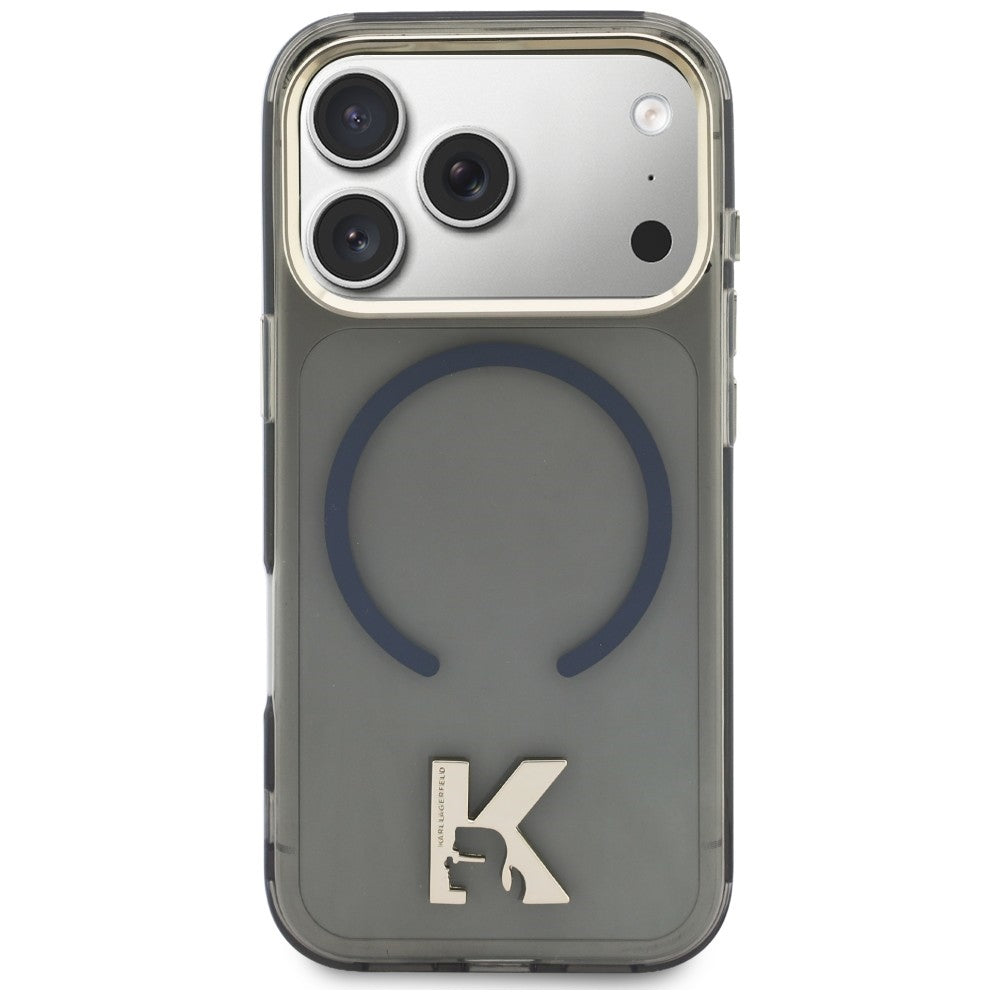 Karl Lagerfeld IML K Head Logo MagSafe Case for iPhone 17 Pro Max - Black_2