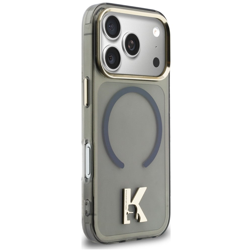 Karl Lagerfeld IML K Head Logo MagSafe Case for iPhone 17 Pro Max - Black_3