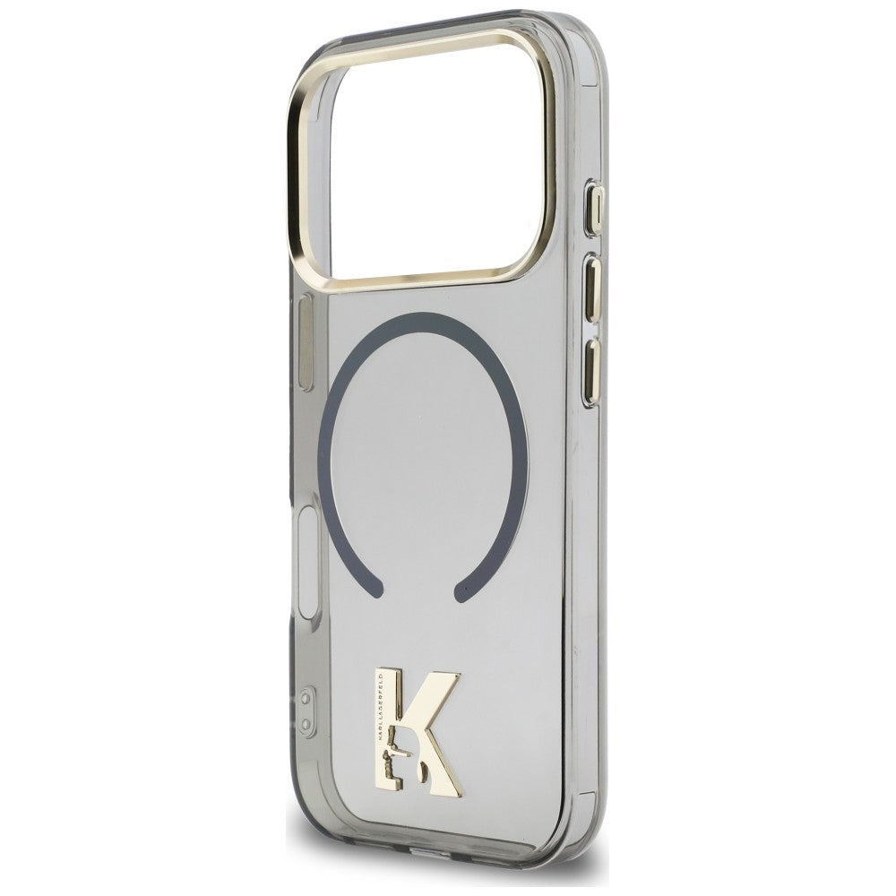 Karl Lagerfeld IML K Head Logo MagSafe Case for iPhone 17 Pro Max - Black_5