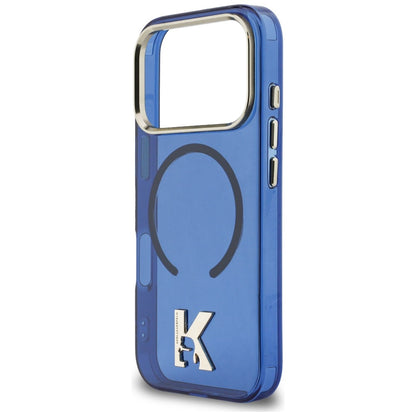 Karl Lagerfeld IML K Head Logo MagSafe Case for iPhone 17 Pro - Blue_5