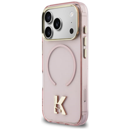 Karl Lagerfeld IML K Head Logo MagSafe Case for iPhone 17 Pro - Pink_1