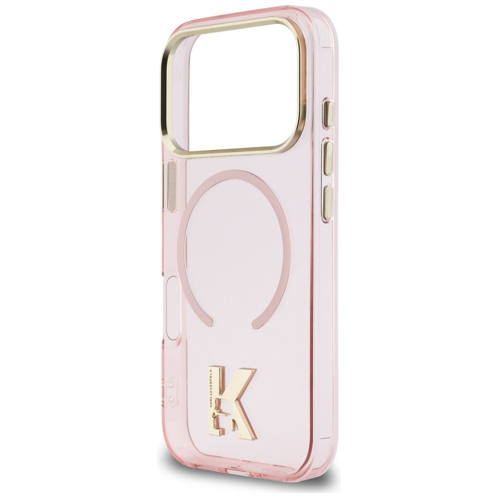Karl Lagerfeld IML K Head Logo MagSafe Case for iPhone 17 Pro - Pink_5