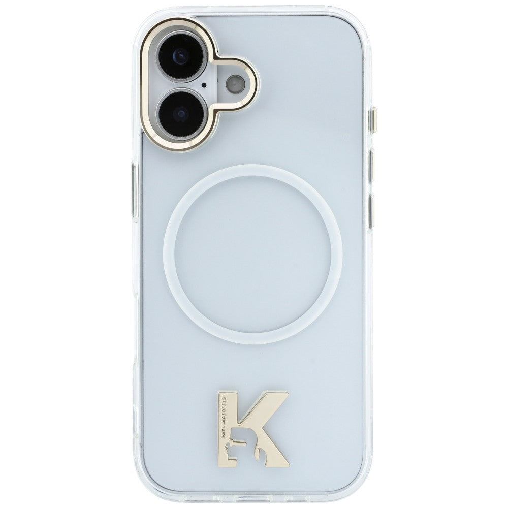 Karl Lagerfeld IML K Head Logo MagSafe Case for iPhone 17 - Clear_2