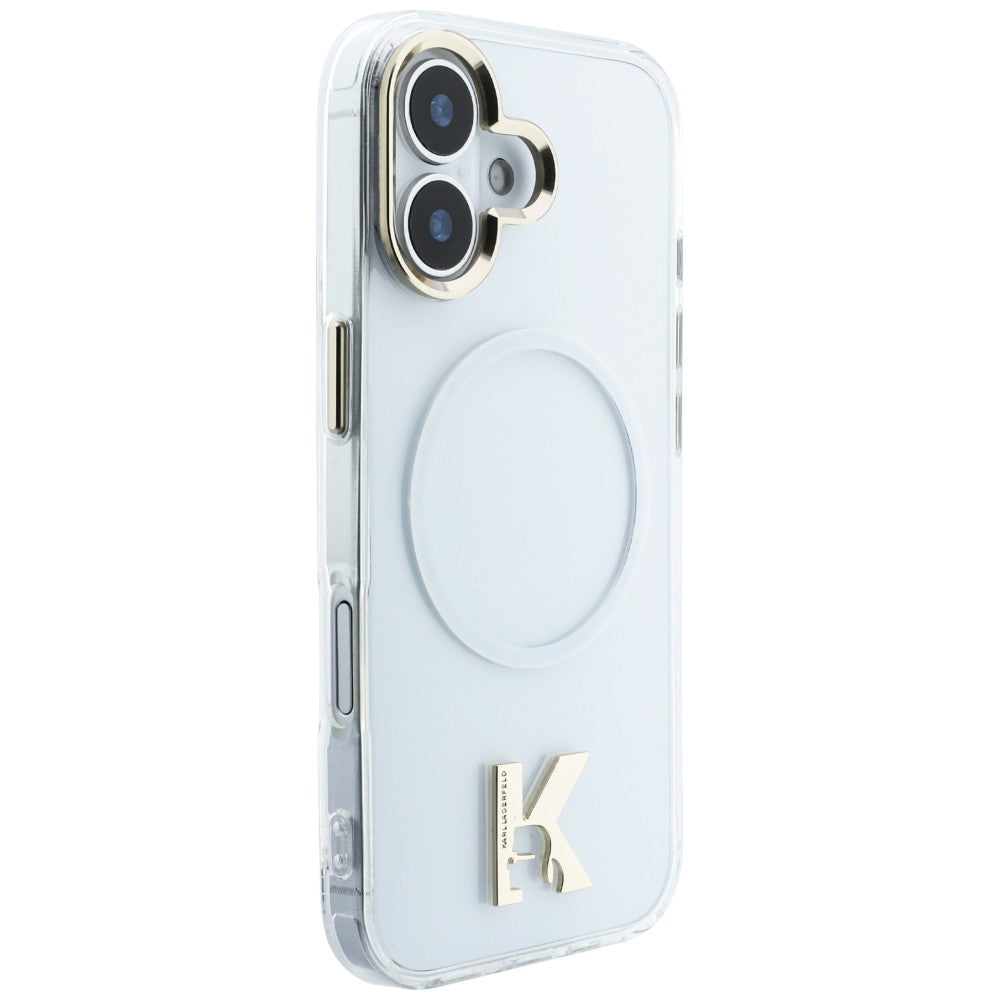 Karl Lagerfeld IML K Head Logo MagSafe Case for iPhone 17 - Clear_3